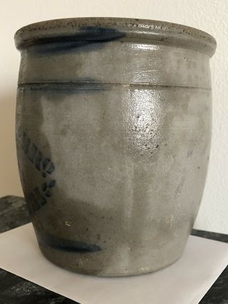 ANTIQUE No.  7 DIAMOND W.  D.  Cooper And Bros PITTSBURGH CROCK STONEWARE Pottery 3