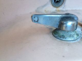 Vintage 1949 Pink Bathroom Sink 3