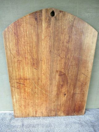 Vintage Bread Board,  Dough Pastry Carving Primitive Lg 24 " X18 " X1 " Maple Hardwood