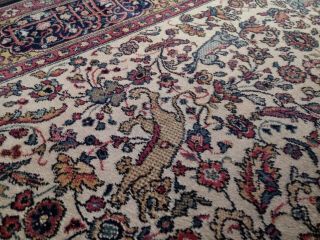 Antique WOODWARD GROSVENOR Persian Wool Rug 12x9ft ANIMALS HUNTING 3