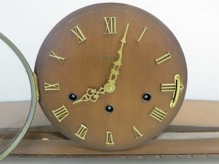 Vintage Franz Hermie Mantle Clock West Germany 2