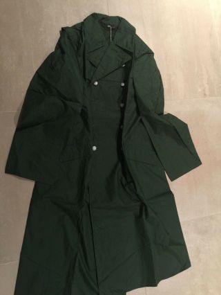 Rain Coat,  Vintage Nato,  Green,  Old Stock,  1950 