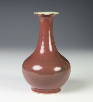 Antique Chinese Liver Red Glazed Porcelain Vase - 18th Century 2
