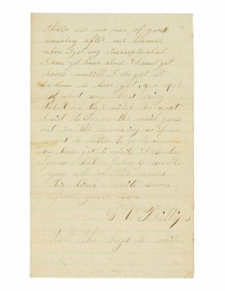 1862 Civil War Letter by 105th Ohio Soldier - Just Before Death in L ' Ville Hosp. 2