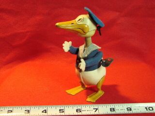 Vintage 1930s Tin Windup Donald Duck Waddler - Schuco,  Germany - - - Rare