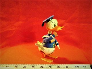 Vintage 1950s Tin Windup Schuco Donald Duck Waddler - Rare - Xlnt - - Germany