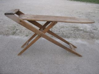 Primitive Antique Vintage Wood Ironing Table Ironing Board Great For Decor