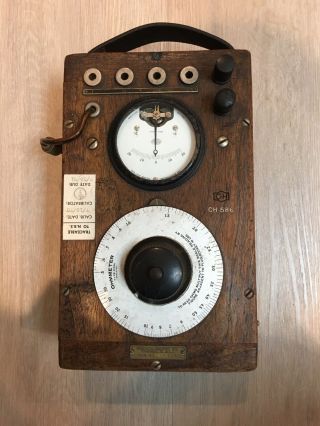 Roller - Smith Co Ohmmeter In Fantastic - Late 1920’s/early 1930’s