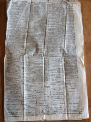 Philadelphia Newspaper Civil War 5/28 1864 Sherman Flanks Altoona Johnston Lee 8