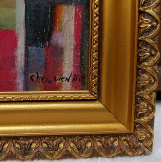 CHEN WEN HSI 陈文希 cubist Chen Wenxi painting framed Chinese Singaporean fauvist 4