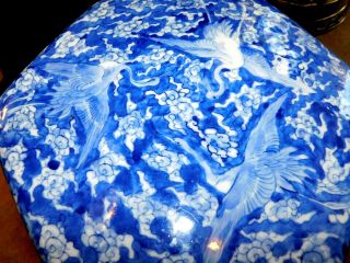 Magnificent Rare Antique Chinese Blue & White Porcelain Garden Seat 9