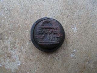Civil War Era Dug Relic Georgia Confederate Button Cs
