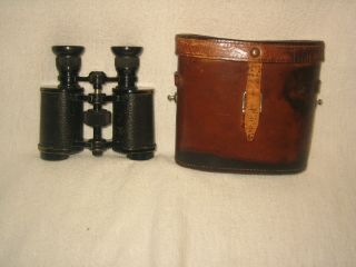 Vintage C.  F.  Foth & Co.  Danzig 6 X Binoculars Nr 32126 Germany