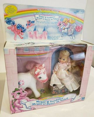 My Little Pony Megan And Sundance Toy Set 1985 Hasbro Mlp G1 Vintage Collectible