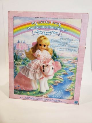 My LITTLE PONY Megan and Sundance Toy set 1985 Hasbro MLP G1 Vintage Collectible 4