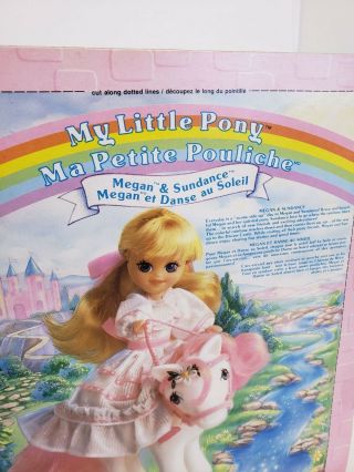 My LITTLE PONY Megan and Sundance Toy set 1985 Hasbro MLP G1 Vintage Collectible 5