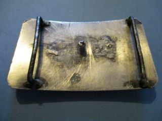 WW2 trench art style belt plate or buckle USN or USMC aviator w full size wings 5