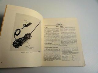 1955 Radio Set AN/PRC - 6,  Field Maintenance Handbook TM 11 - 4069 4