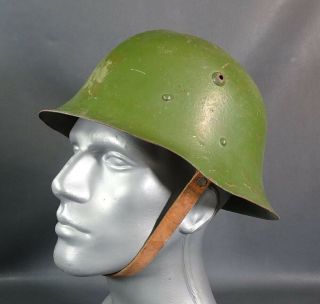WWII German Army Steel Combat Helmet Hat M36 M1936 Stahlhelm Casque w/Free Stamp 5