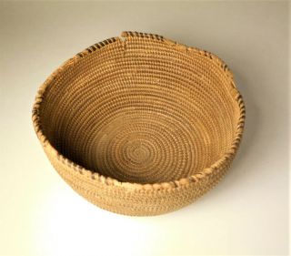 Very Rare Nazca Coiled Basket c.  300 - 600 A.  D.  C.  O.  A.  AACA 3
