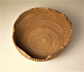 Very Rare Nazca Coiled Basket c.  300 - 600 A.  D.  C.  O.  A.  AACA 4