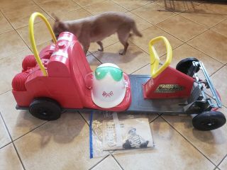 Vintage Marx A Kart Kids Ride On Battery Operated Go Cart 6v Great