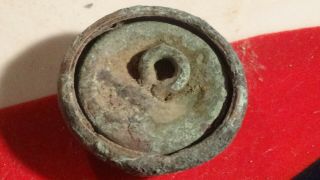 DUG CIVIL WAR AVC COAT BUTTON DUG ALABAMA VOLUNTEER CORPS 4