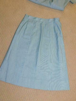 Vintage 1959 U S ARMY Womans Basic Summer UNIFORM bouse skirt SIDRAN Sz 10 Long 8