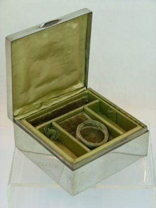 A Very Rare Liberty & Co Tudric Pewter Enameled Jewelry Box by Archibald Knox. 4