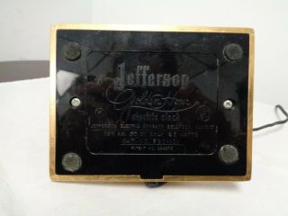 Jefferson Golden Hour Electric Mystery Clock CAT 580 - 101 6