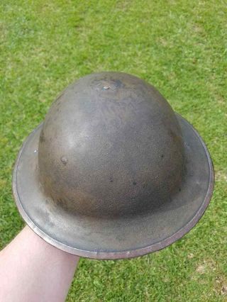 RARE WWI US issued,  dough boy helmet,  III Corp 3rd Corps over 1st & 2nd Division 4