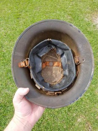 RARE WWI US issued,  dough boy helmet,  III Corp 3rd Corps over 1st & 2nd Division 6