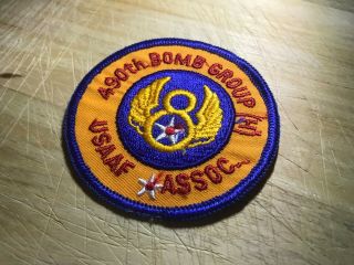 1950s/1960s? US ARMY AIR FORCE PATCH - 490th Bomb Group USAAF ASSOC - 6