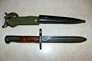 M1895 Bayonet And Scabbard For Mannlicher Rifle ?