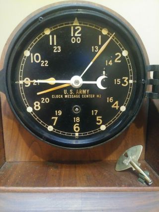 Chelsea U.  S ARMY Clock Message Center M2 9