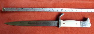 Wwii Miniature German Bayonet / Dagger Letter Opener