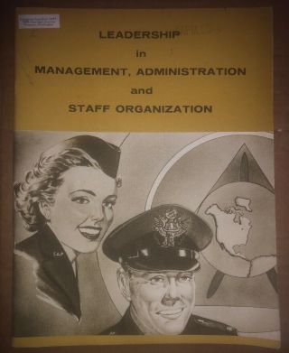 1959 Civil Air Patrol - Leadership In Management,  Admin & Staff Organization Cap