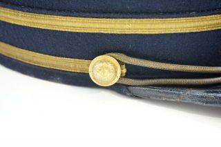 CIVIL WAR CAP KEPI WITH OD 17 CROSS ON FRONT 17TH CORPS ORDANCE ? BY R H MORGAN 10