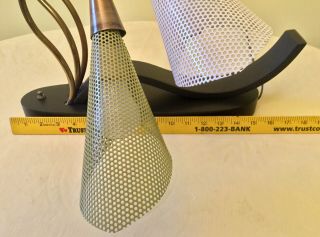 MID CENTURY MODERN LAMP.  Majestic Heifetz Stilnovo Arredoluce Eames Atomic 50s 7