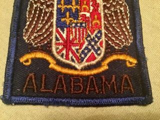 WW2 Alabama State Guard patch 1st design 1941 - 1942 3