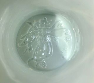 Antique 19thC BERLIN KPM porcelain lithophane cup and saucer 5