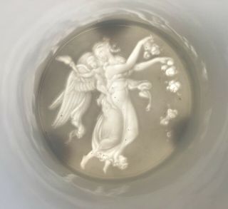 Antique 19thC BERLIN KPM porcelain lithophane cup and saucer 6