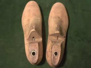 Vintage Pair Wood 400 Size 10 - 1/2 E UNITED LAST Shoe Industrial Last D - 33 2