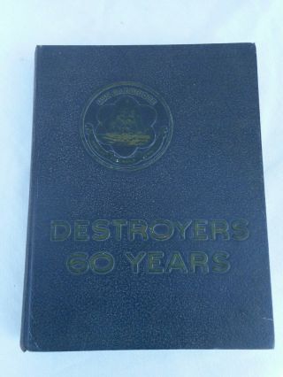 Uss Bainbridge Destroyers 60 Years 1962 Acceptable