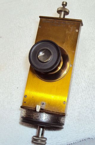 Bausch & Lomb Optical Antique Brass Specialized Lens Precision Wheel Mechanism 3