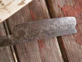 ANTIQUE OTTOMAN TURKISH BILATERAL STRAIGHT RAZOR WITH STAMPS 3
