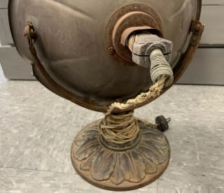 Vintage Universal Landers Frary & Clark Ornate Copper Electric Tabletop Heater 5