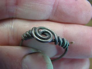 Anglo Saxon Eternal Knot Ring Metal Detecting Find [lot 35]