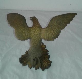 EAGLE FINIAL Eagle Decorative Architectural Finial Federal Style Gilded Metal 6