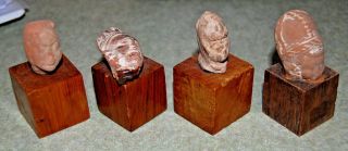 4 - Ancient Greco - Roman Greek Terracotta Head Bust Figure Artifact - Figures 5